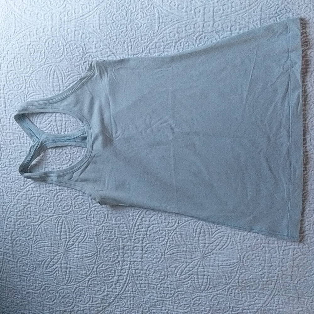 Women's light blue align tank